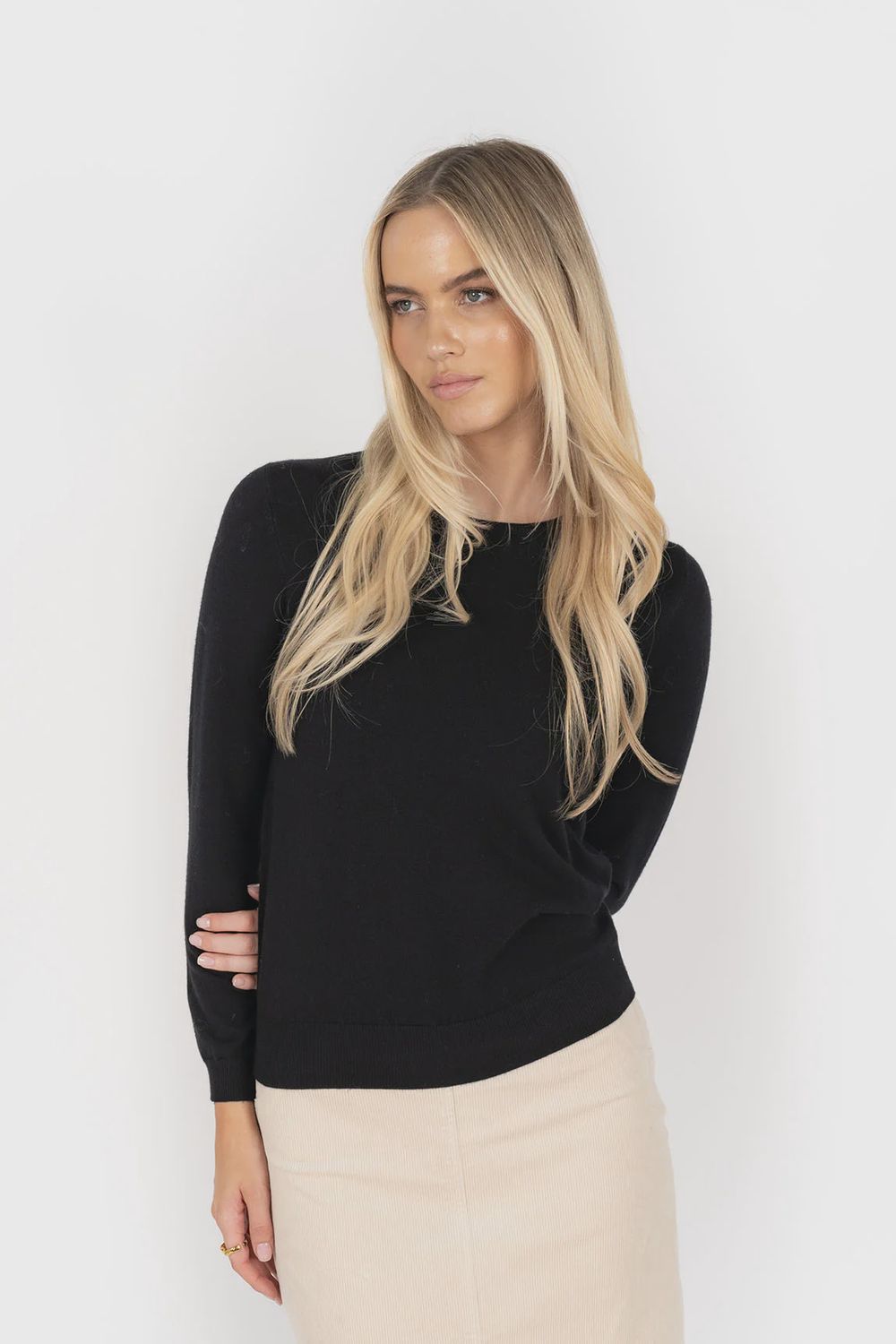 Mae Jumper - Black, Size: Large