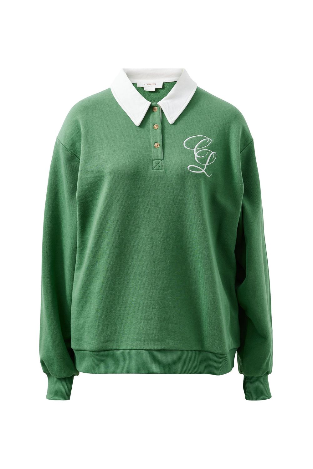 Wren Rugby Sweat - Pistachio White Club Logo, Size: Small