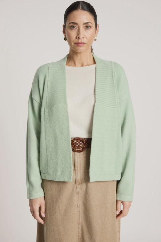 Samira Crop Cardigan - Sage