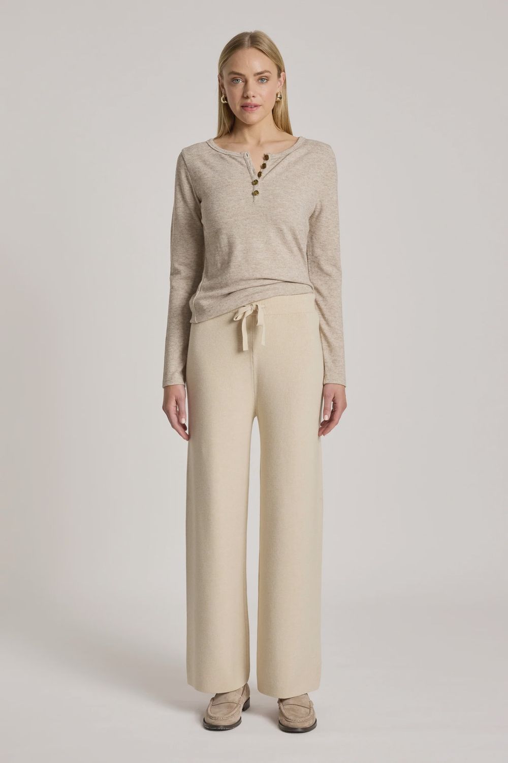 Samira Knit Pant - Bisque, Size: XS/S