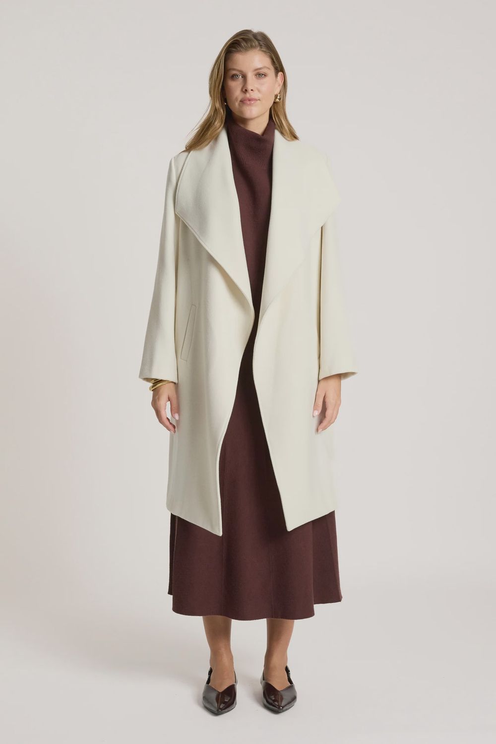 Wanderer Coat - Ecru, Size: Small