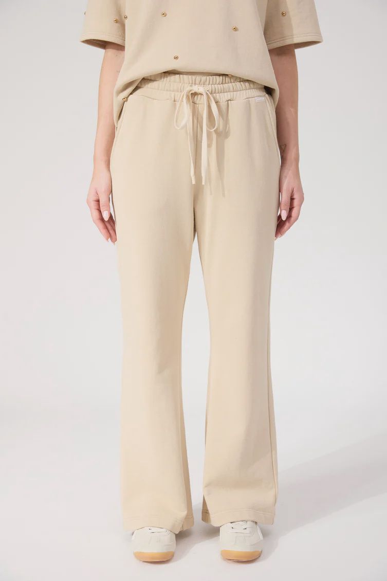 Boston Sweat Pant - Latte, Size: Small