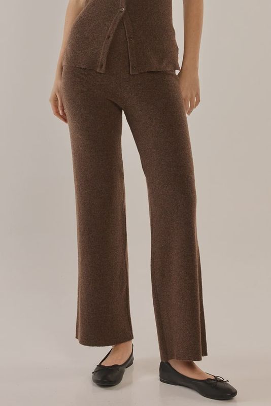 Nash Knit Pant - Espresso