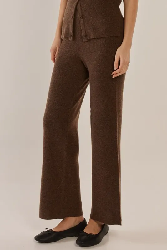 Nash Knit Pant - Espresso