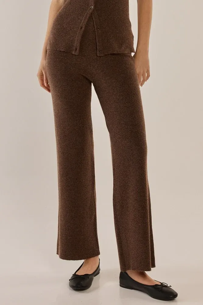 Nash Knit Pant - Espresso, Size: 8
