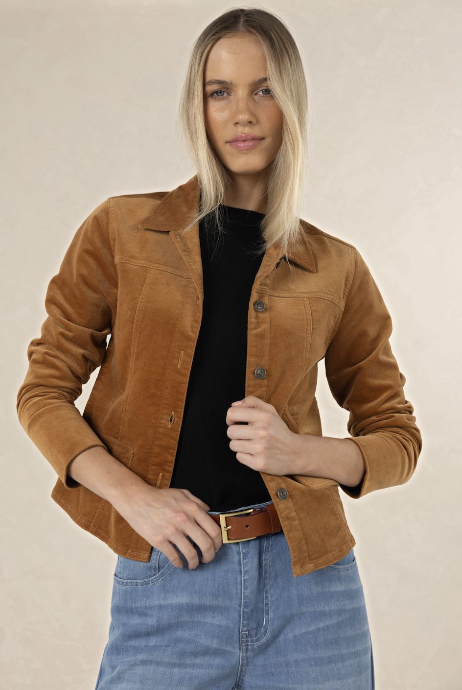 Gabi Jacket - Camel, Size: 10