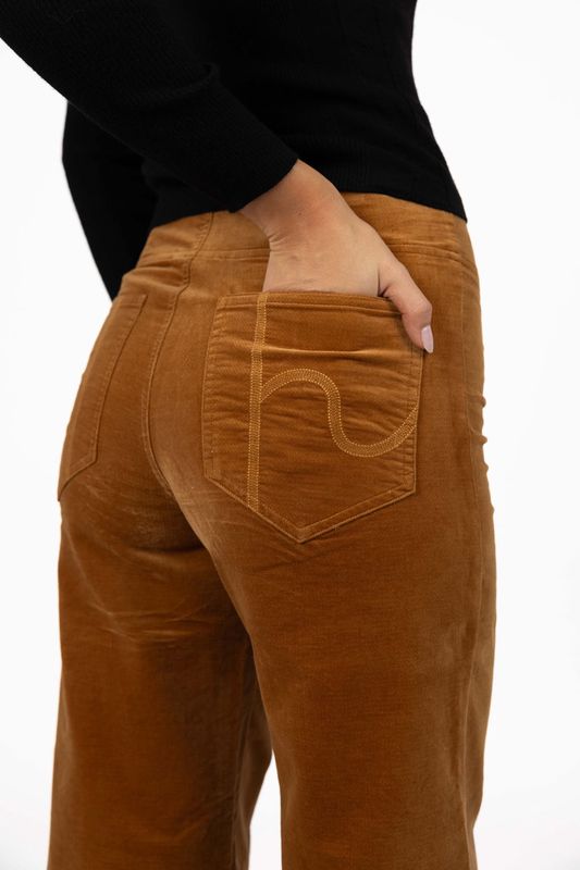 Stitched Luxe Pant - Camel