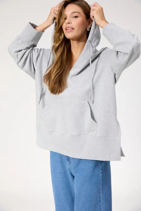 Boston Sweat Hoodie - Grey