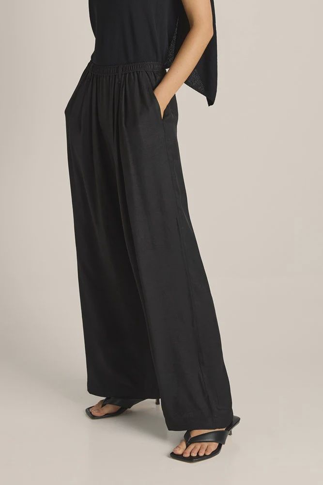 Gianna Acetate Pant - Black, Size: 8