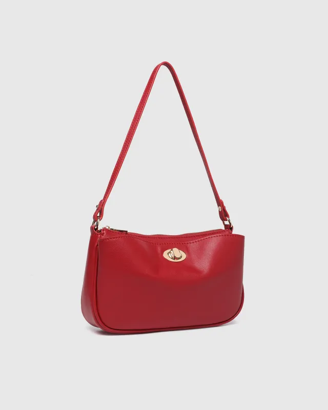 Greta Shoulder Bag - Red