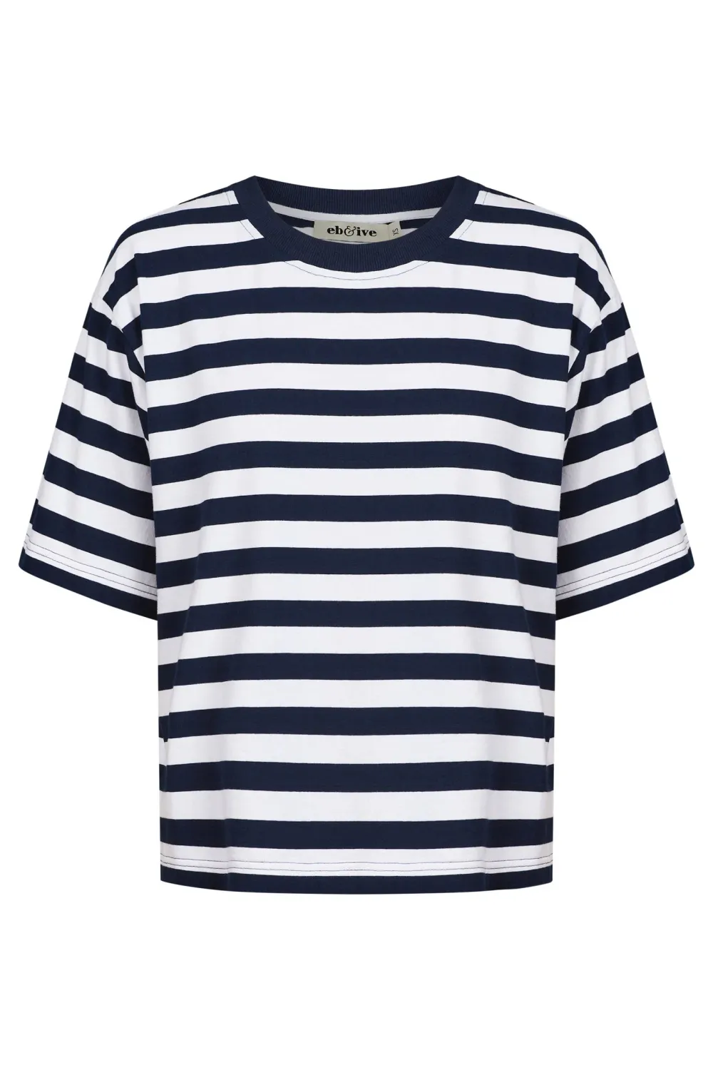 Studio Stripe T-Shirt - Indigo, Size: Small