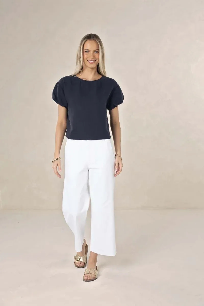 Marise Top - Navy, Size: Small