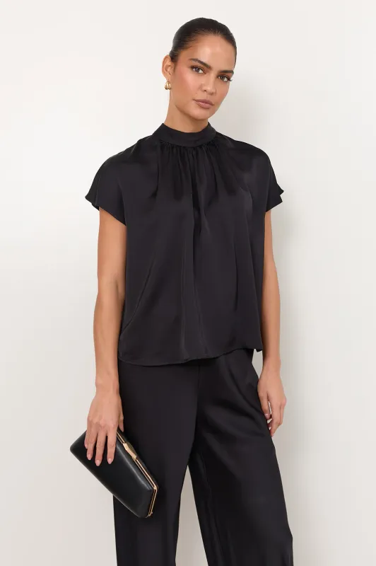 Raleigh Angled Structured Clutch (Black)