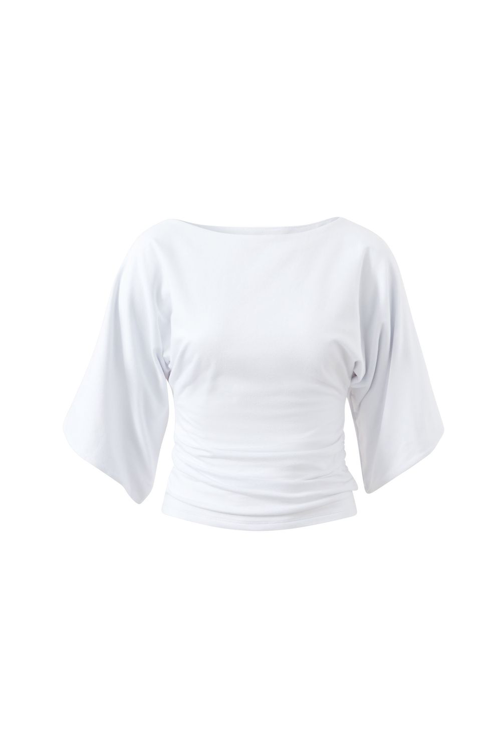 Molly Relaxed Sleeve Top - White, Size: X Small