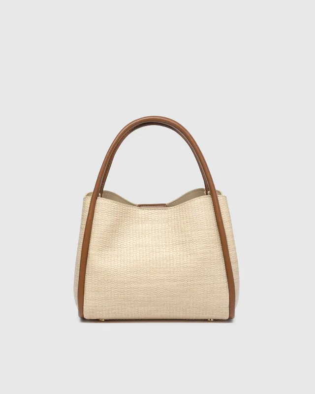 Steffie Mini Tote Bag - Natural/Tan