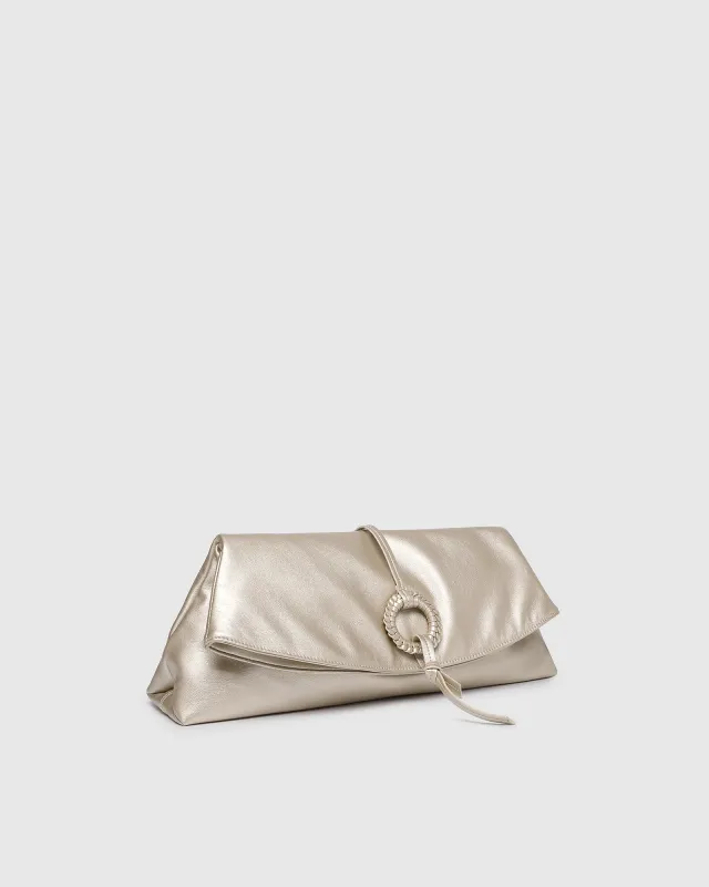 Asha Clutch - Champagne Gold