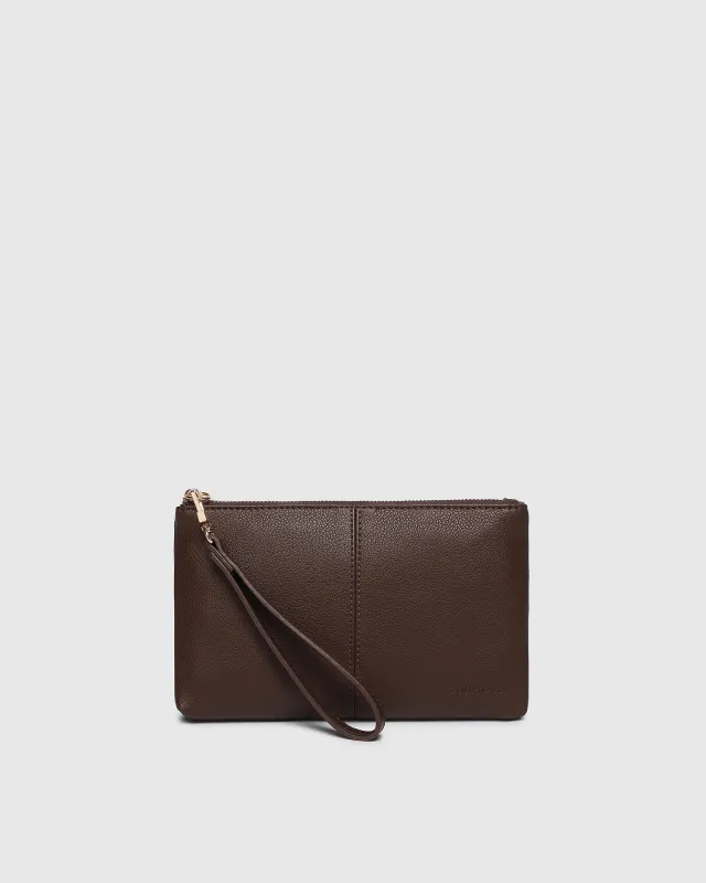 Mimi Clutch - Chocolate