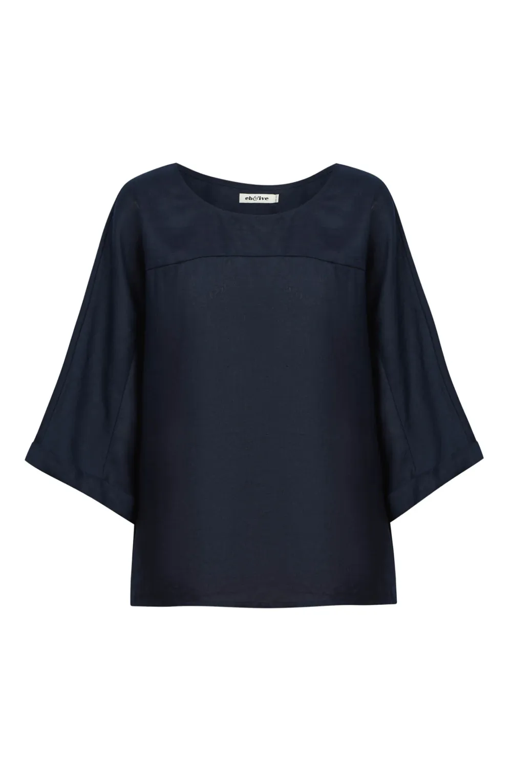 Studio Relaxed Top - Navy, Size: One Size