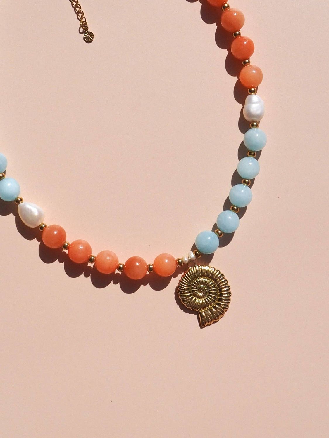 PALOMA Necklace: (Gold) 18K Gold over Stainless Steel
