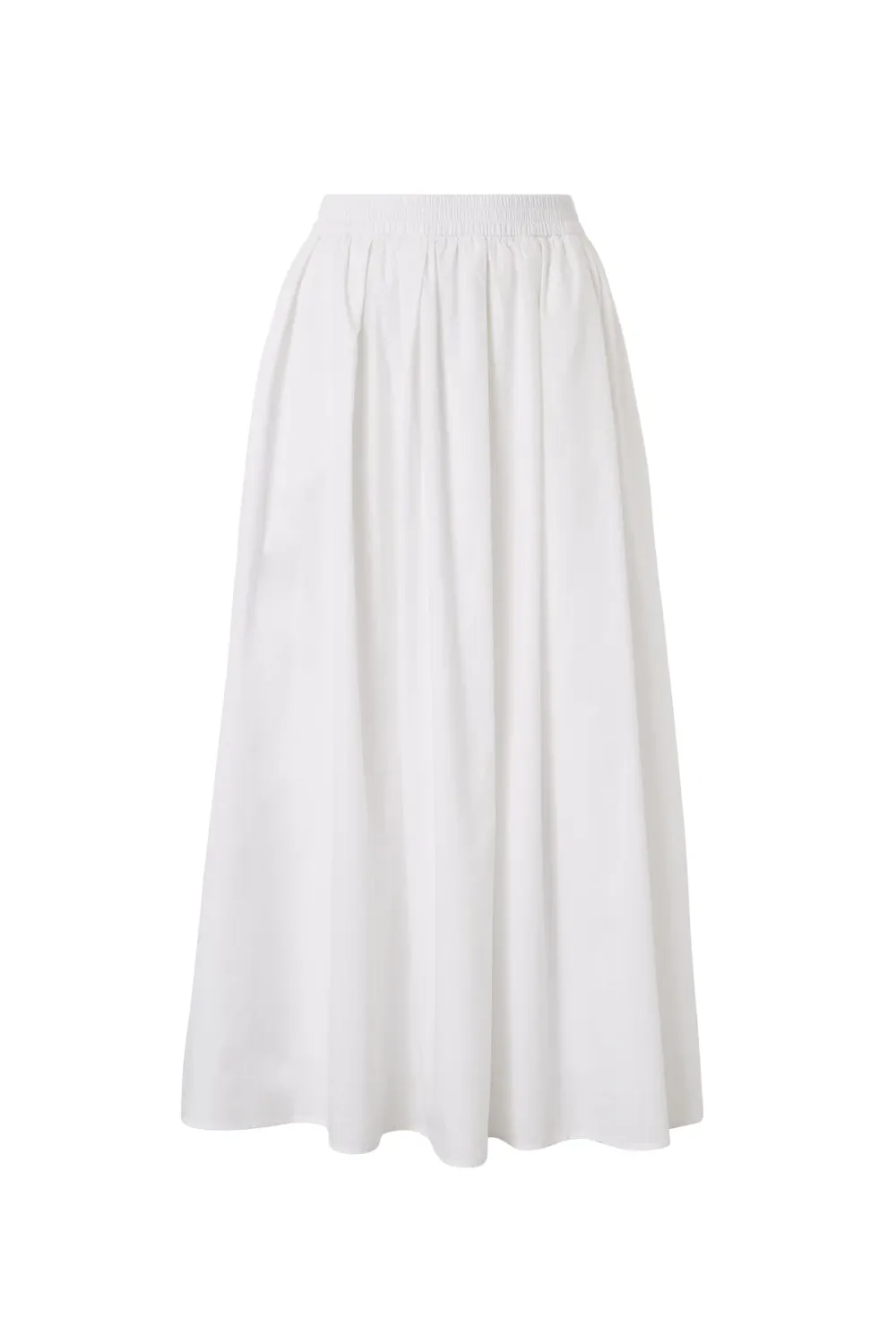 Florence Maxi Skirt - White, Size: X Small