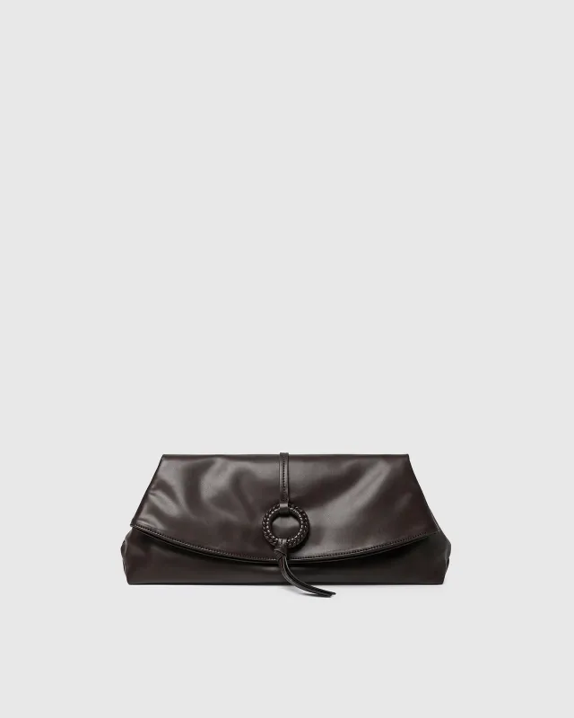 Asha Clutch - Chocolate
