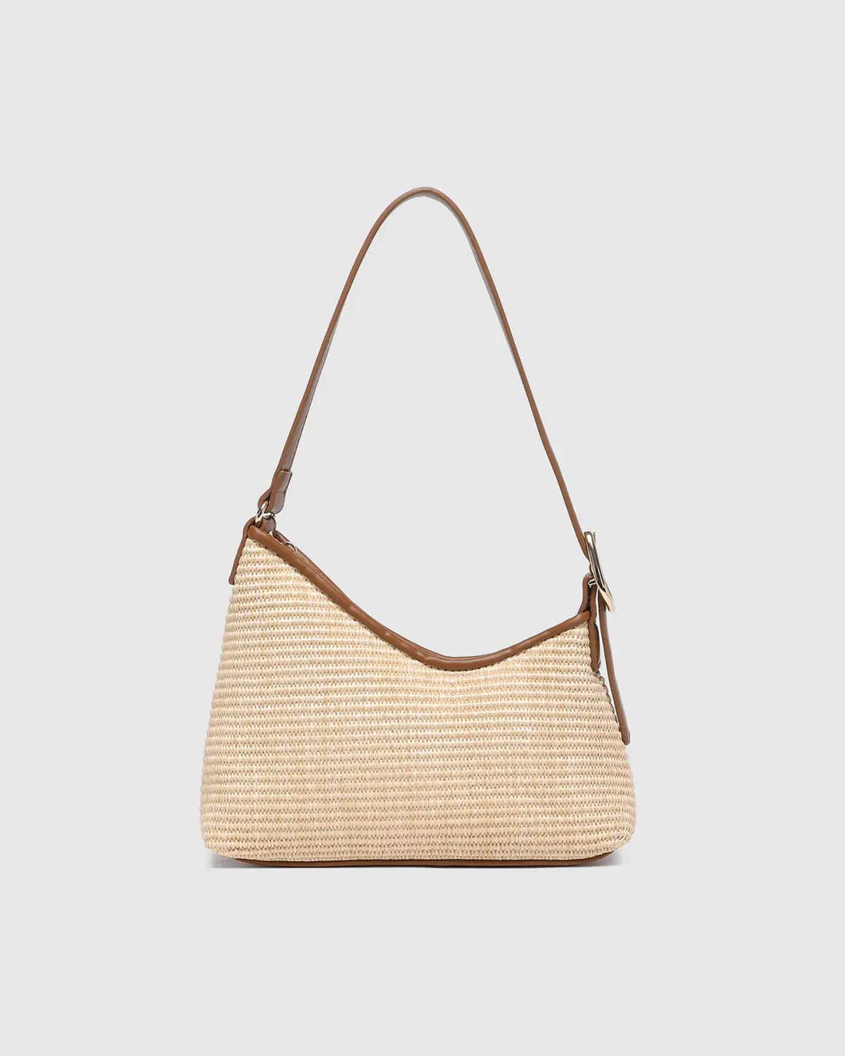 Amelia Shoulder Bag - Raffia/Tan