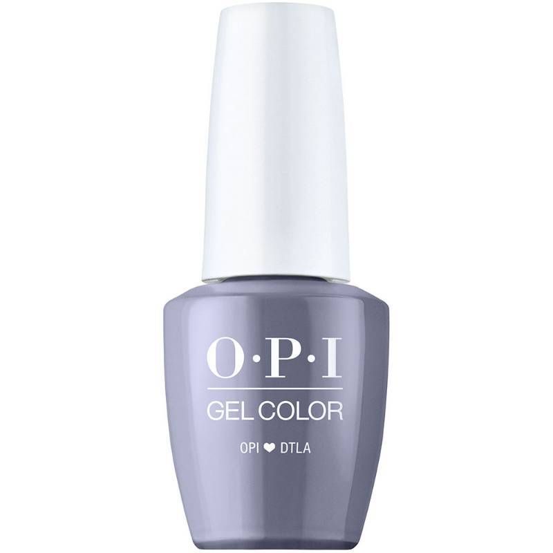 OPI Heart DTLA purple gel polish with glossy finish. Semi-permanent nail polish in a beautiful purple shade with long-lasting shine. Perfect for a chic and refined look.
