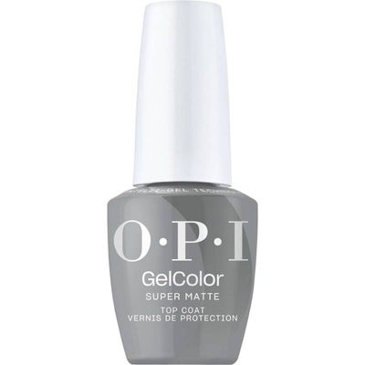 OPI matte top coat voor semi-permanente gellak, creëert een duurzame, matte afwerking met professionele resultaten.