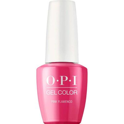 Pink Flamenco - GelColor - 15ml OPI Pink Flamenco pink gel polish with glossy finish. Semi-permanent nail polish in a bright and vibrant pink shade with an enchanting shine, perfect for an elegant and eye-catching look.