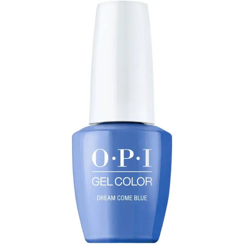 OPI gel polish Dream Come Blue, deep blue color with a glossy finish, perfect gel polish for a refined and dreamy look.