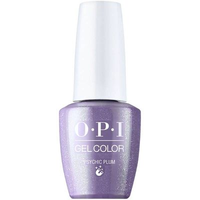 OPI Psychic Plum paarse gellak met metallic afwerking. Semi-permanente nagellak in een diepe paarse tint met een stralende metallic glans, perfect voor een gedurfde en futuristische uitstraling.