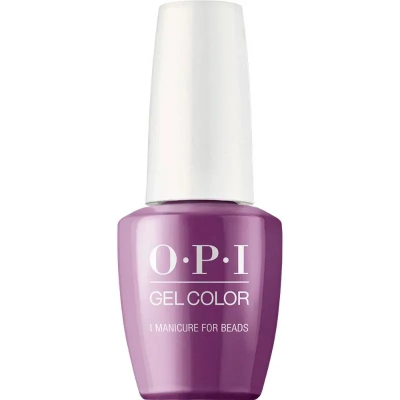 OPI I Manicure for Beads paarse gellak met glansafwerking. Semi-permanente nagellak in een diepe paarse tint met een langdurige glans.
