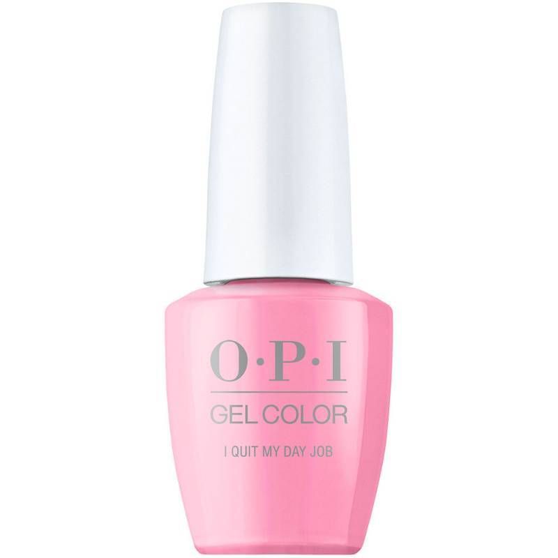 OPI gel polish I Quit My Day Job, pink color with a glossy finish, perfect gel polish for an elegant and long-lasting manicure.