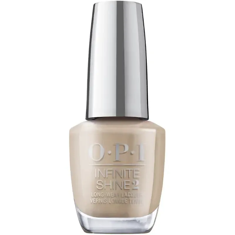 OPI Infinite Shine Bleached Brows – beige nagellak met glanzende afwerking, langhoudend, geen lamp nodig.