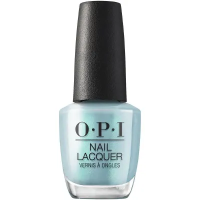 OPI nagellak Sage Simulation, blauw met een glinsterende afwerking voor een betoverende en sprankelende uitstraling.