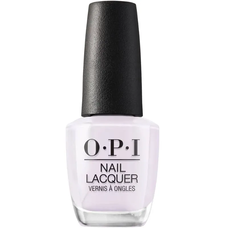 Neutraal, lichtlavendel, glans, OPI nagellak “Hue is the Artist?” – subtiele kleur met glanzende finish.