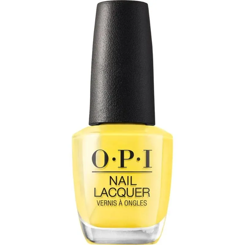 OPI nagellak I Just Can't Cope-acabana, vrolijke gele tint met een glanzende afwerking voor een frisse en energieke uitstraling.