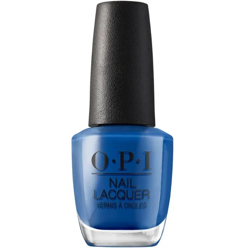 Mi Casa Es Blue Casa - 15ml Blue, cream finish, OPI nail polish “Mi Casa Es Blue Casa” – vibrant color with a glossy finish.