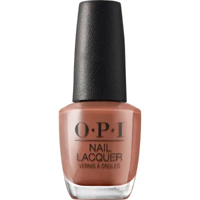 Chocolate Moose - 15ml Vernis à ongles OPI Chocolate Moose, marron avec une finition brillante pour un look chaleureux et raffiné.