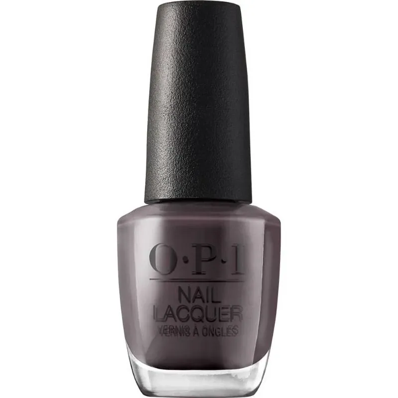 Vernis OPI Krona-logical Order 15ml – brun brillant, longue tenue, idéal pour manucures professionnelles.
