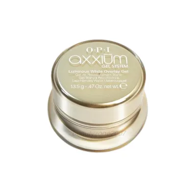 Axxium Luminous White Overlay Gel - 13.5g.
