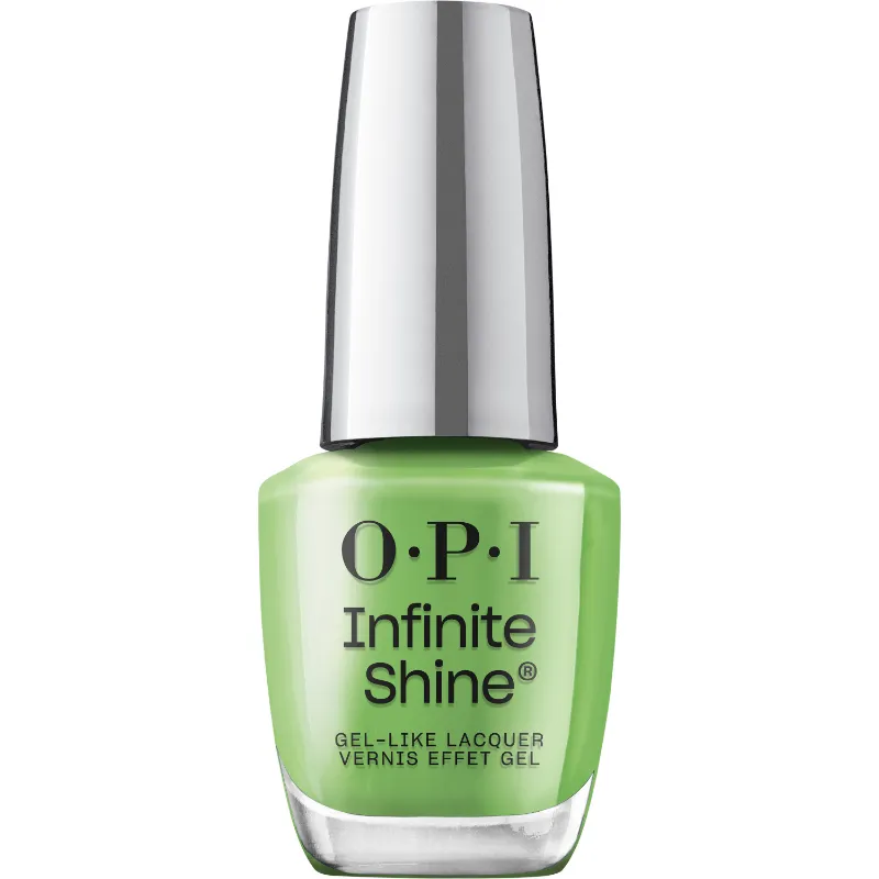 Jelly Green with Envy - Infinite Shine - 15ml Vernis à ongles longue tenue OPI Infinite Shine en vert brillant, Jelly Green with Envy. Pour un look frais et tendance.