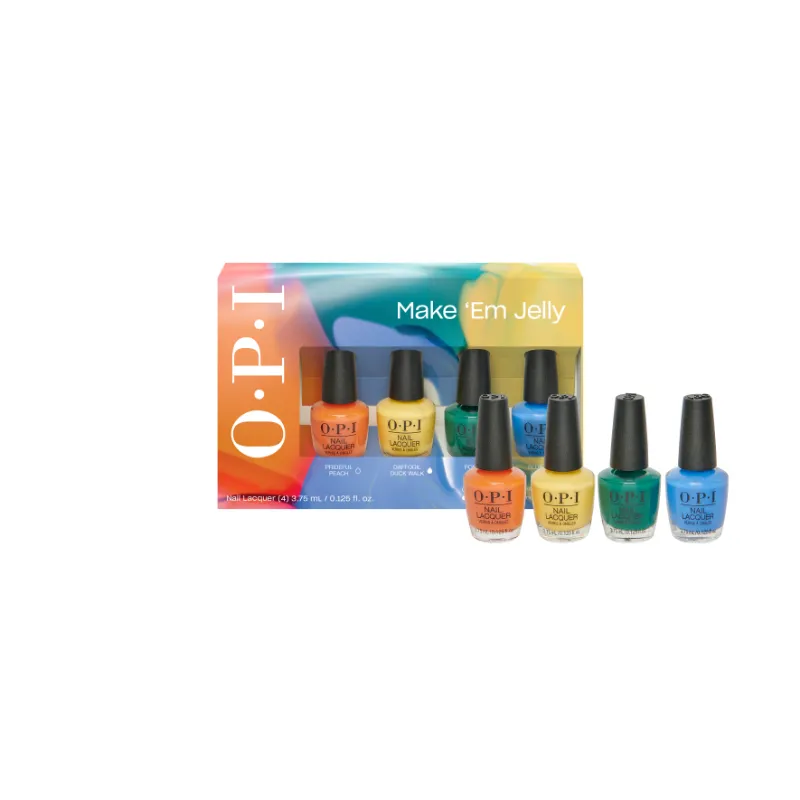 Make 'em Jelly | vernis à ongles mini-pack | 4 x 3,75ml Make 'em Jelly | vernis à ongles mini-pack | 4 x 3,75ml