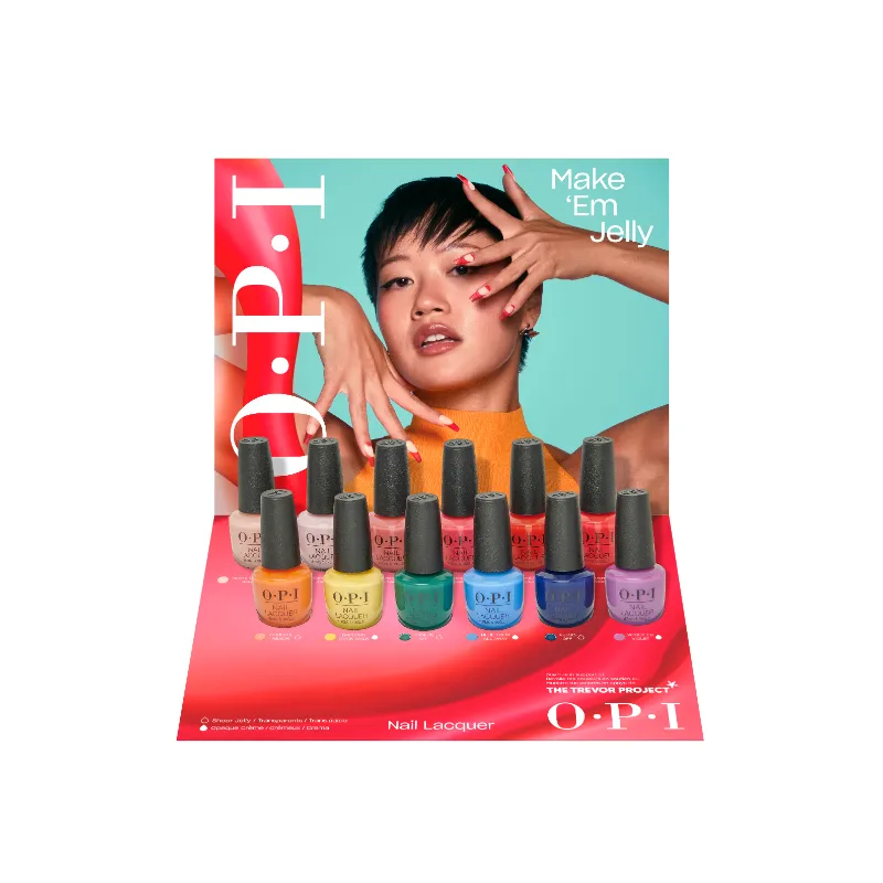 Make 'em Jelly | Présentoir vernis à ongles (12pcs) Make 'em Jelly | Présentoir vernis à ongles (12pcs)