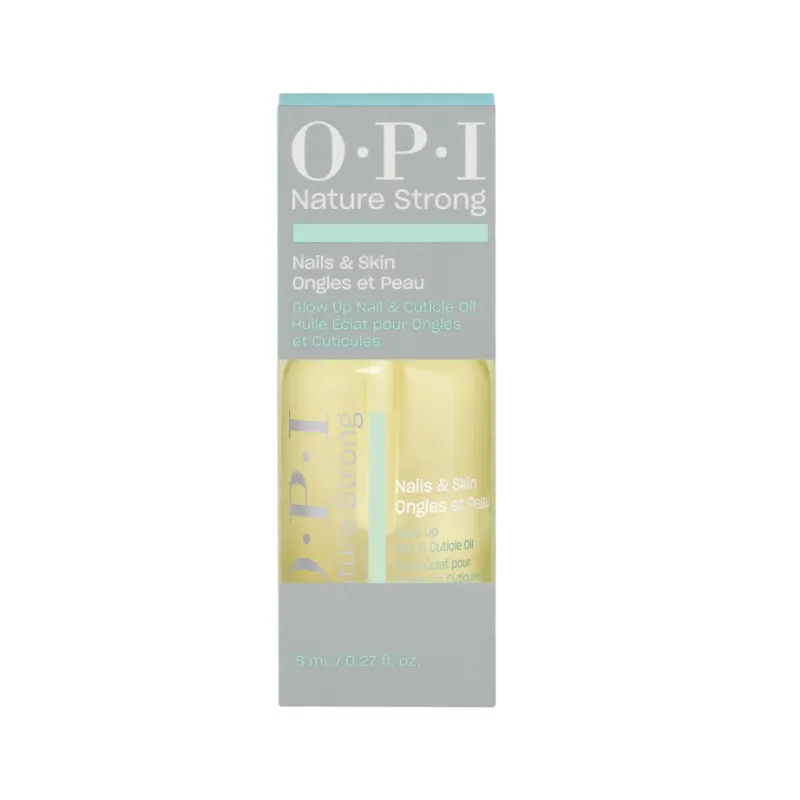 Glow Up Nail & Cuticle Oil | Glow Up | 8ml. OPI Glow-Up Cuticle Oil with vitamin E and natural oils for soft, hydrated cuticles and an uplifting scent experience.