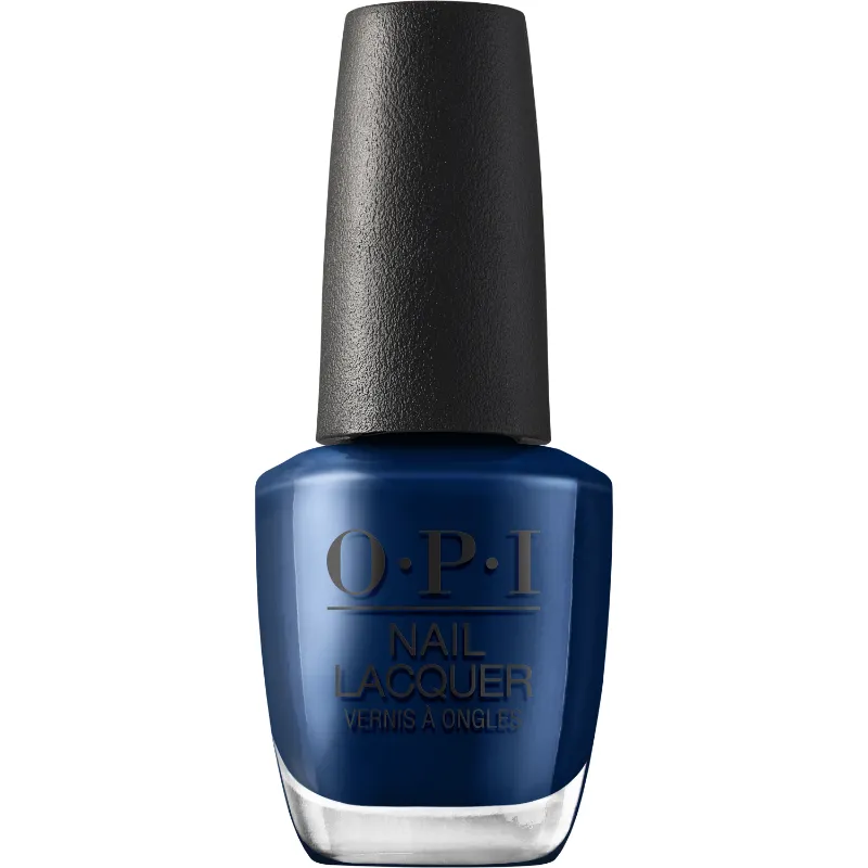 OPI deep indigo blue nail polish with a glossy finish, IndiGO Off. For a stylish and modern look.