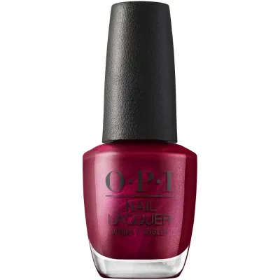 OPI nagellak Big Sagittarius Energy 15ml – bordeaux tint met glinsterende finish, langhoudend voor een chique manicure.