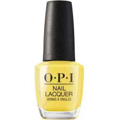 Vernis OPI Don’t Tell a Sol – jaune, finition brillante. Manucure éclatante et durable pour professionnels.