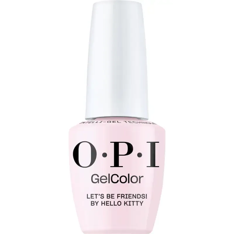 OPI Let's Be Friends! vernis gel rose avec finition brillante. Vernis semi-permanent dans une teinte rose douce avec une belle brillance.
