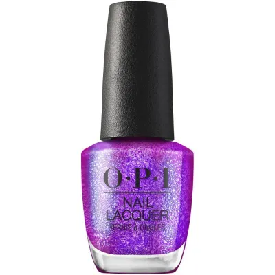 Paars OPI klassieke nagellak met glinsterende afwerking, Feelin' Libra-ted. Perfect voor een verfijnde en glamoureuze nagellook.